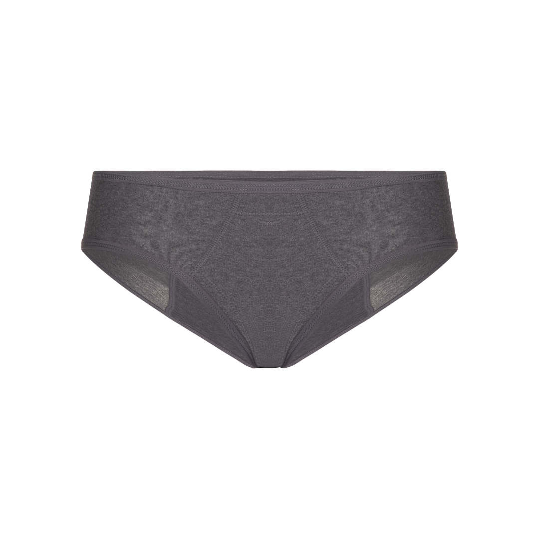 5016 - PERIDOT Leak Proof Bikinis, Organic Cotton, 3 Pack-Peridot-Charcoal-4-Gemsli Intimates