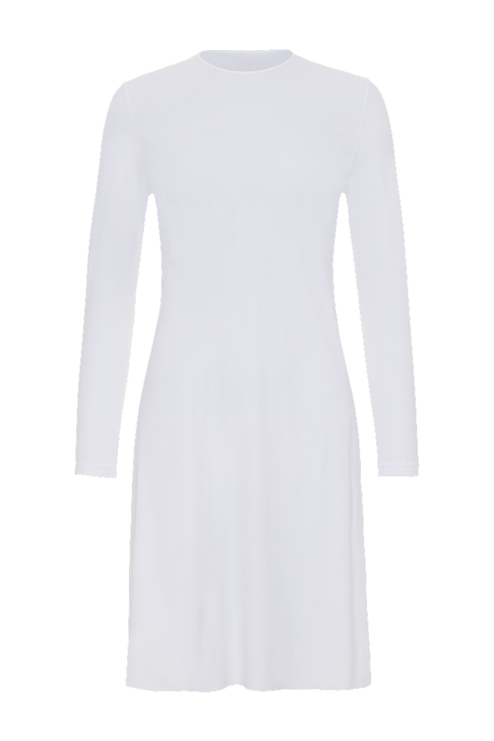 FK340 - long sleeve shell slip, seamless-Full Slips-White-39