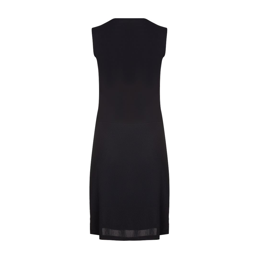 FK338 - sleeveless shell slip, organic cotton top nylon bottom-Full Slips-Gemsli Intimates