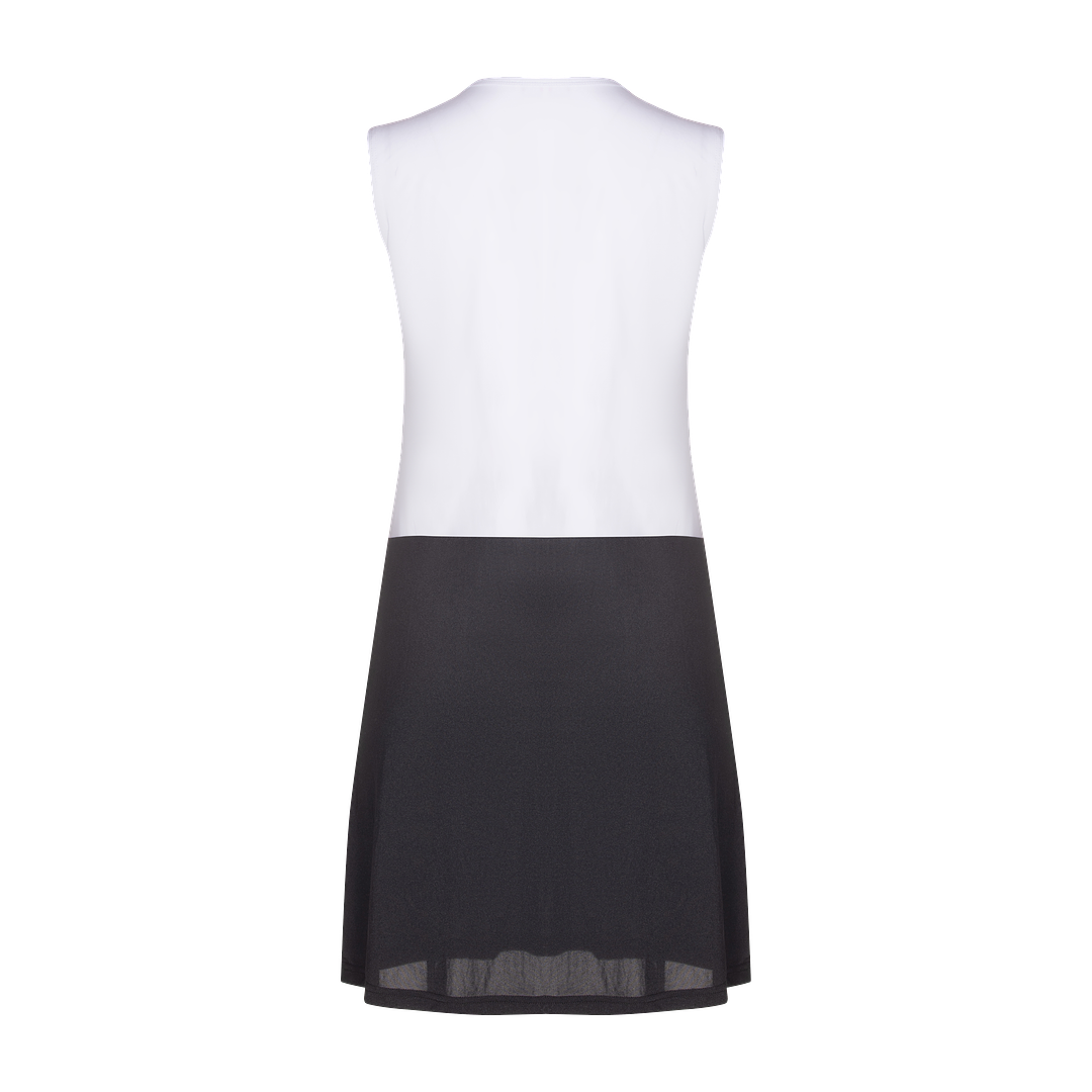 FK338 - sleeveless shell slip, organic cotton top nylon bottom-Full Slips-Gemsli Intimates