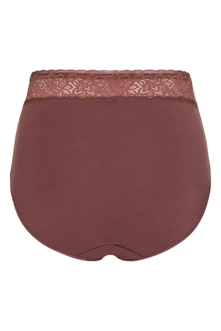 PT0025 - Cotton Brief with Lace Wasitband