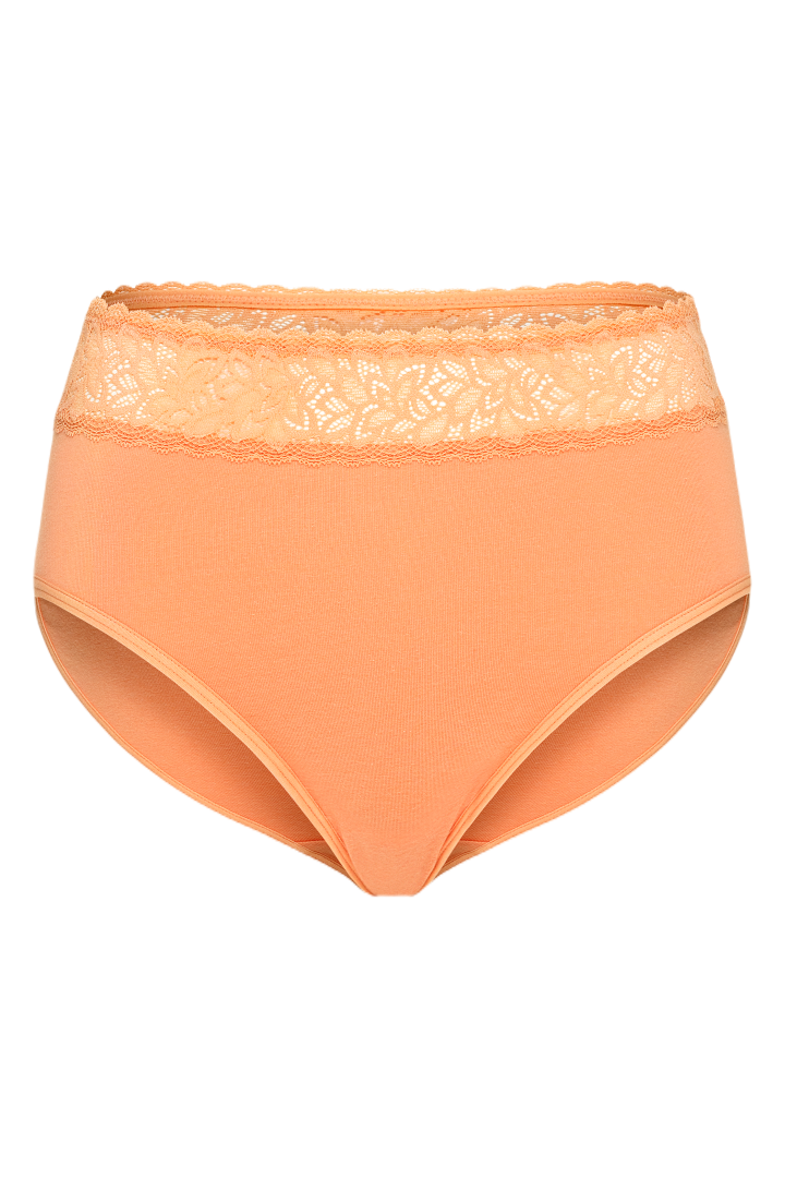 PT0026 - Cotton Hipster with Lace Wasitband