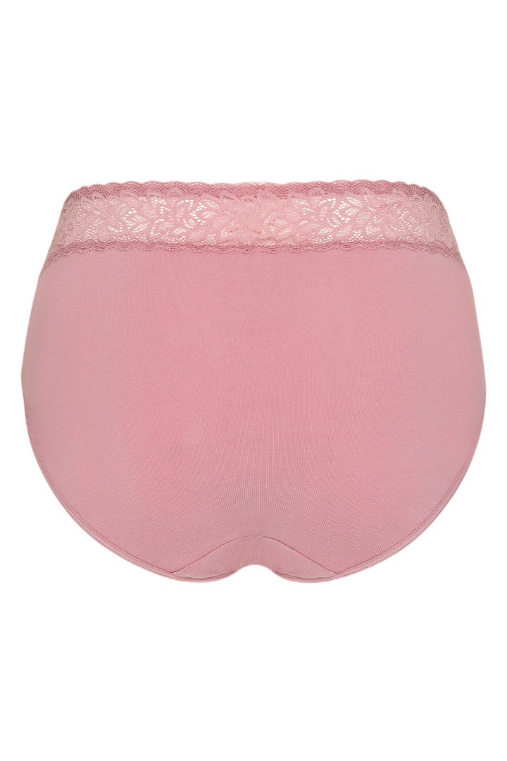 PT0026 - Cotton Hipster with Lace Wasitband