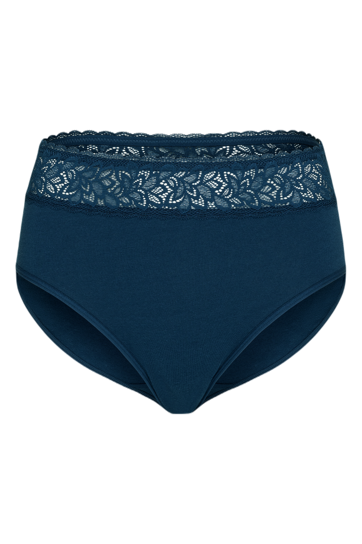 PT0026 - Cotton Hipster with Lace Wasitband