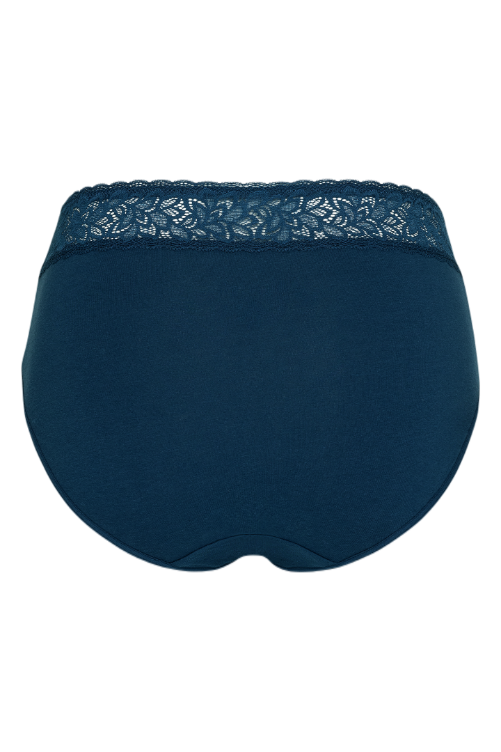 PT0026 - Cotton Hipster with Lace Wasitband