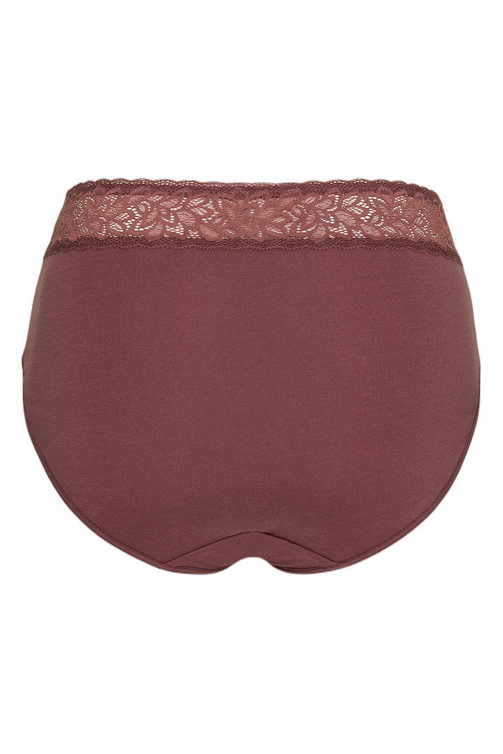 PT0026 - Cotton Hipster with Lace Wasitband