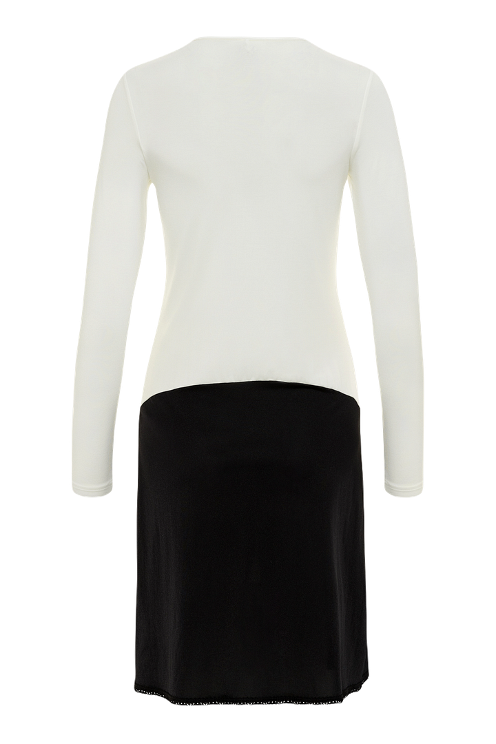 FK312 - long sleeve shell slip, with adjust-a-neck-Full Slips-Gemsli Intimates