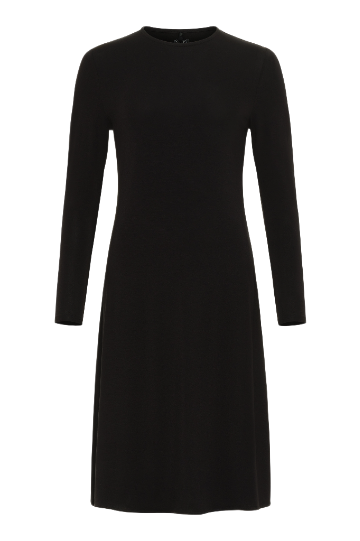 FK370 - Seamless long sleeve shell slip with adjust-a-neck-Full Slips-Black-45