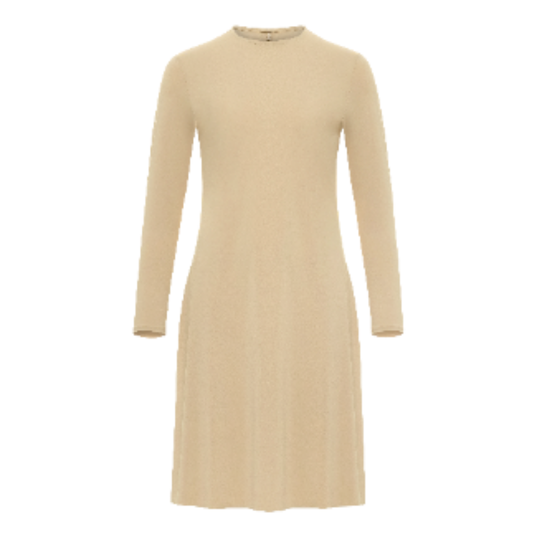 FK341 - Luxe long sleeve shell slip, seamless